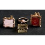 A collection of three 19th Century gilt