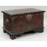 An Indonesian hardwood coffer, in 17th c