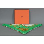 Hermes scarf "Les Cavaliers D'or", 90 x