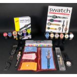 A collection of eighteen various swatche