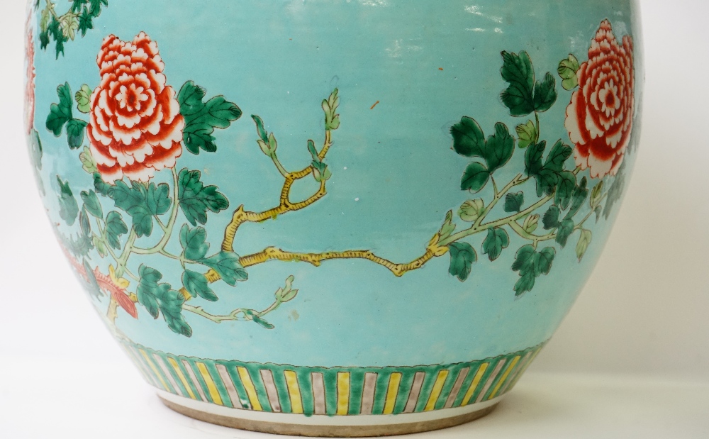 A Chinese turquoise- ground jardiniere, early 20th century, - Image 9 of 13