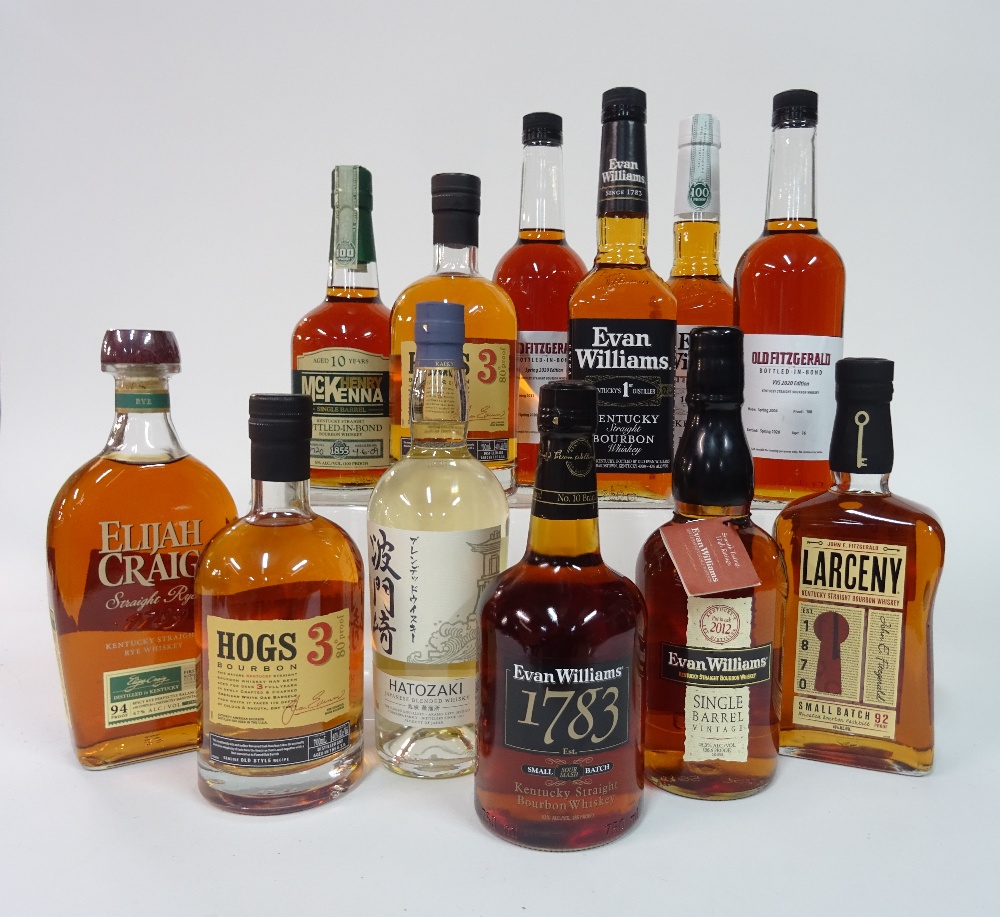 Box 59 - Whisky Evan Williams Bourbon Whisky Evan Williams Bourbon Whisky Larceny Bourbon