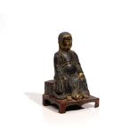 A Chinese Ming style bronze figure of Zhenwu,