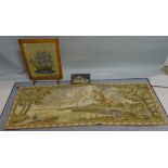 A modern machine made tapestry 182cm wide,