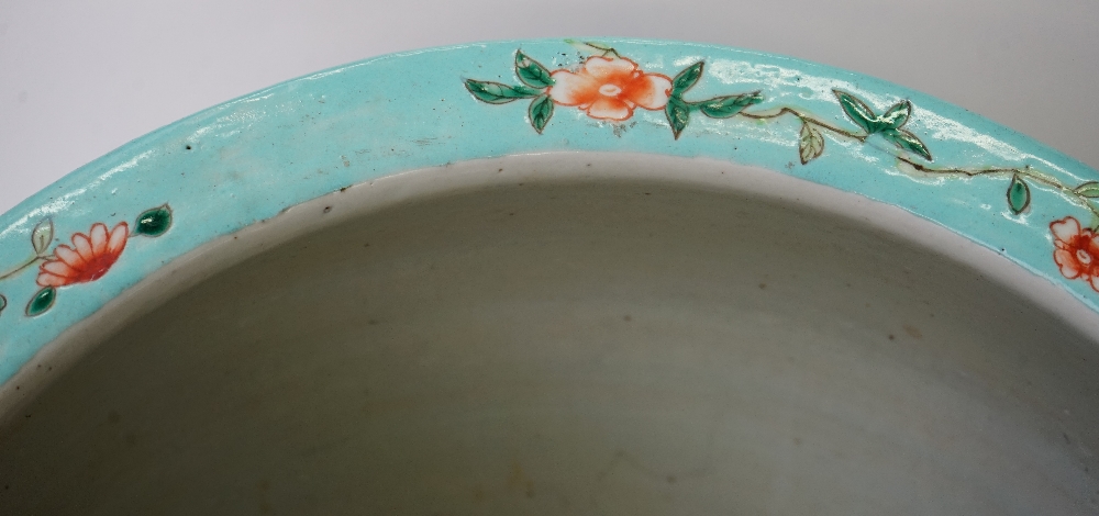 A Chinese turquoise- ground jardiniere, early 20th century, - Image 6 of 13