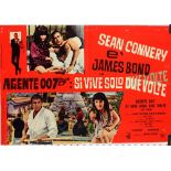 You Only Live Twice / Si Vive Solo Due Volte, James Bond film posters, a group of four,