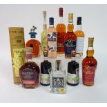 Box 9 - Mixed Spirits Lemoncello Distillers selection Irish single Malt Mahiki coconut Rum