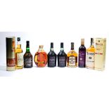 Mixed spirits and wine, comprising; John Haig Dimple Whisky, Chivas Regal Whisky, Teachers Whisky,