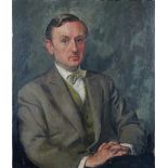 English School, 20th Century, Portrait of a gentleman,