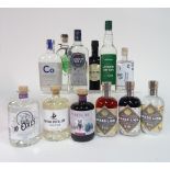 Box 75 - Gin Cobalto-17 Gin Square Mountains Gin London Hill Gin Harrison Gin Waitrose Gin Brass