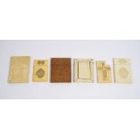 A group of five assorted card cases, 19th century,