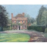 E Oldfield (British, 20th Century), The Old Rectory, Sulhamstead, Berkshire, signed, oil on canvas,