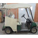 A YAMAHA golf buggy.