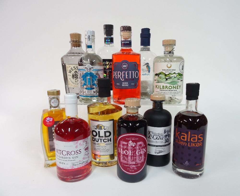 Box 29 - Gin Wessex Spiced Gin Elg Sloe Gin Northern Fox Liquorice Root Gin Red Gold Gin Old Dutch