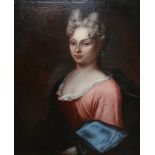 Norwegian School, early 18th Century, Portrait of Mette Dorothea Nielsdatter Randulf (c.