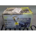 A Challenge Xtreme 800 watt table saw (boxed).