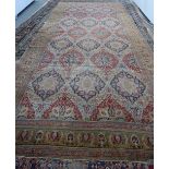 A Tabriz Kelleh carpet, Persian,