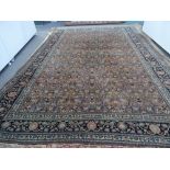 A Khorassan carpet, Persian,