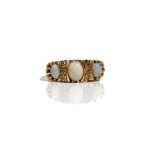 An 18ct gold ring,