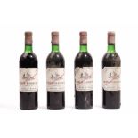 Four bottles of 1970 Chateau Baychevelle, St Julien, (4).