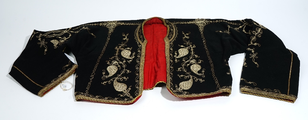Three Ottoman black- ground jackets, - Image 4 of 9