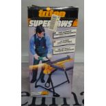 A Triton Super Jaws portable work bench (boxed).