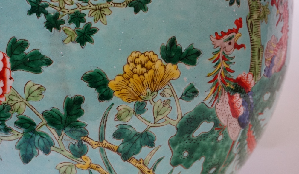 A Chinese turquoise- ground jardiniere, early 20th century, - Image 7 of 13