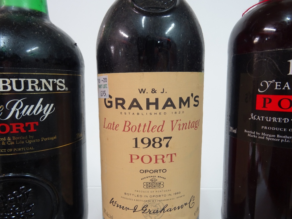 Five bottles of Port, - Image 5 of 5