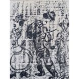After Marc Chagall, The Wandering Musicians, lithograph, 31 x 23.5cm.
