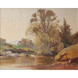 Robert Johnson (Australian, 1890-1964), An Australian landscape,