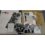 A group of paper ephemera and pre production items relating to Paul McCartney and The Wings,