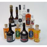 Box 15 - Mixed Spirits Chateau Du Breuil Calvados 20yrs Lacrime grape Brandy St-Remy XO Chateau