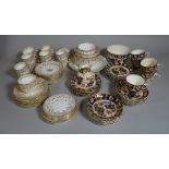 Ceramics including 'Pendant' part tea service with gilt decoration and a blue and white tea service.
