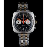 A Breitling Geneve Top Time steel cased gentleman's chronograph wristwatch,