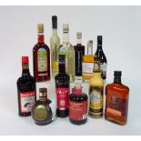 Box 12 - Mixed Liqueurs Der Starke Krauter Liqueur Limoncino Mozart dark chocolate Liqueur