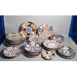 A quantity of modern Asian decorative plates of various styles, (qty).