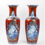 A pair of tall Kaiser porcelain vases, second half 20th century,