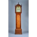 A George III oak and mahogany Longcase clock By Robert Felmingham,