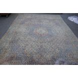 A Kerman carpet, Persian, the Mina Hani field with a multifaceted medallion,
