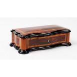 Reuge Music, Saint-Croix, a Swiss walnut and inlaid cylinder music box,