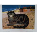 Mary Fedden (British, 1915-2012), Cat on a Cornish Beach, 2000,