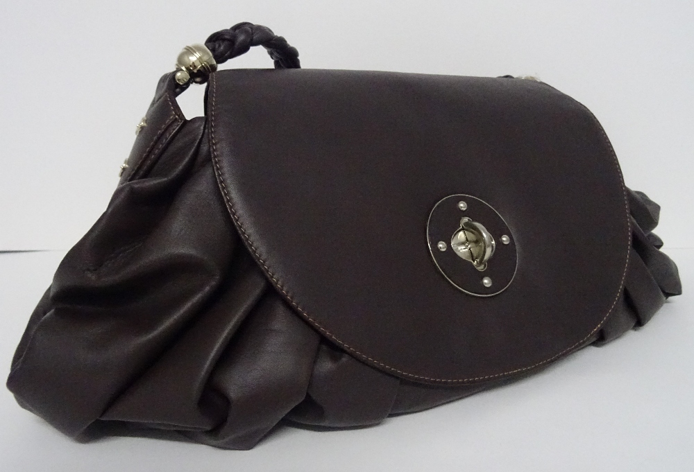 An Aspinal of London lady's soft brown leather softly pleated shoulder bag, - Image 4 of 11