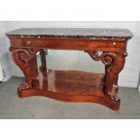 A 19th century French console,