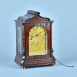 A Fine Late Regency rosewood mantel clock By Santiago James Moore French, Royal Exchange,
