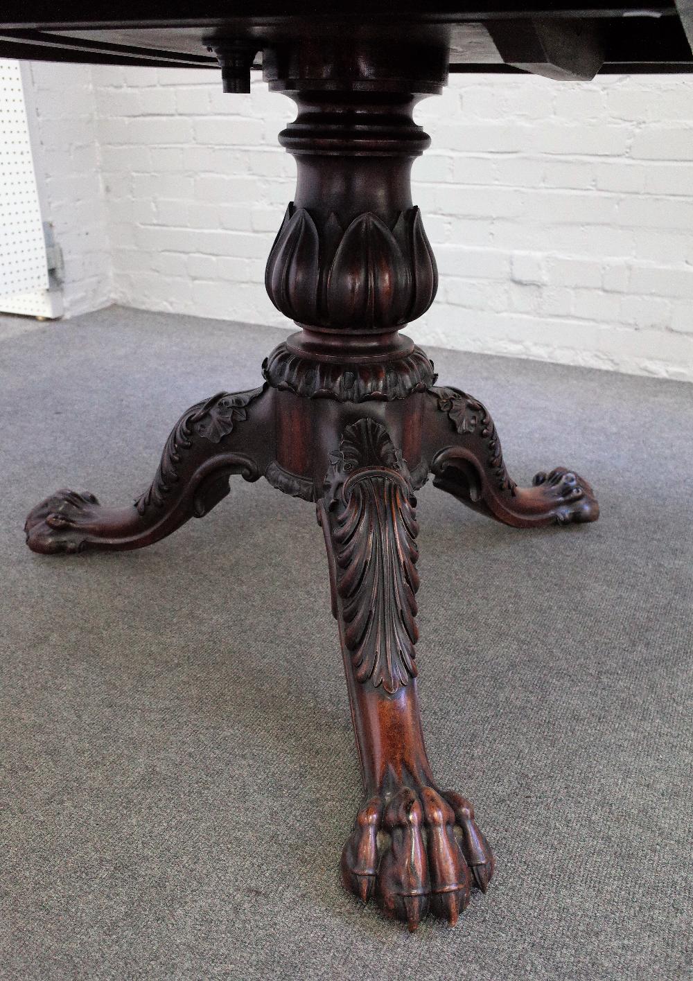 A late Regency rosewood centre table, - Image 3 of 4
