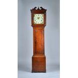 An oak 30 hour longcase clock By Triggs & Busby,