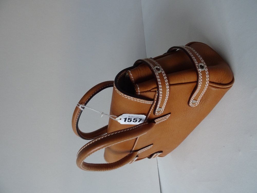 A Luella 'Giselle' tan leather handbag, with twin leather loop handles and strap decoration, - Image 8 of 10