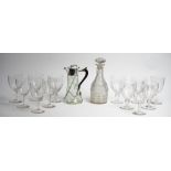 A group of glassware, 19th and 20th century,