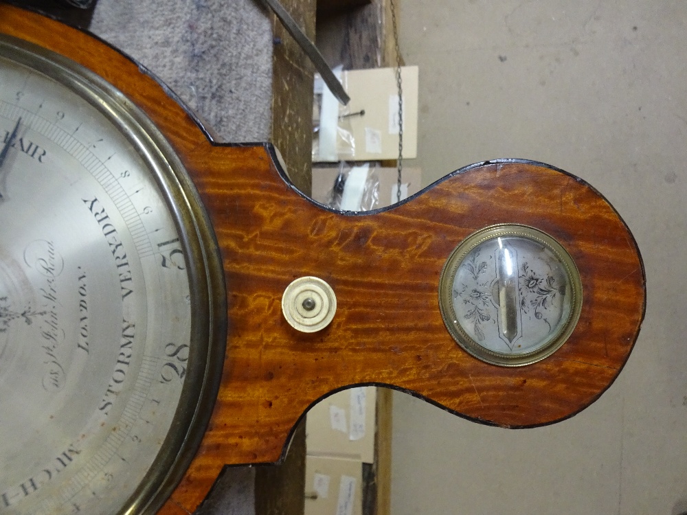 An early Victorian wheel barometer By F. Amadio & Son, 118 St. - Image 5 of 6