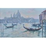 Italian School, 20th Century, Venetian scene,